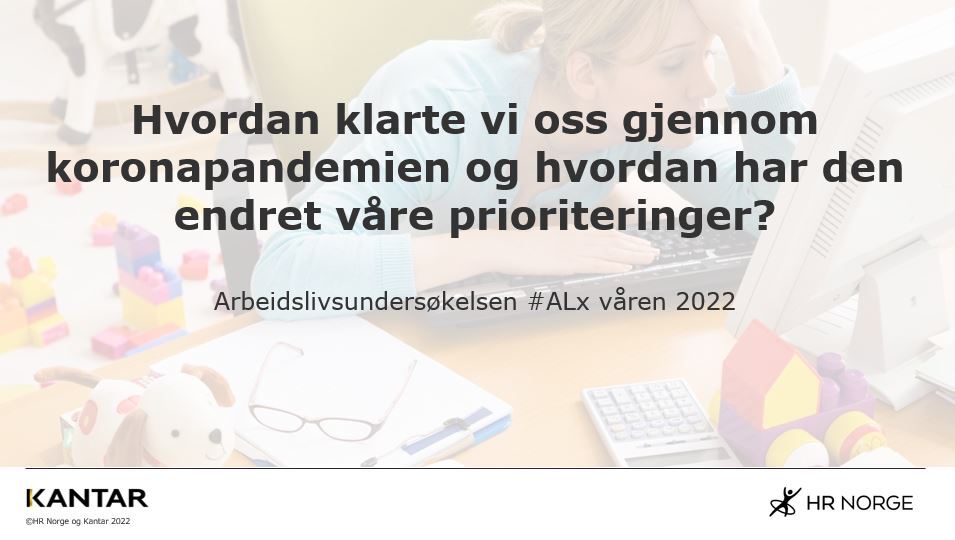 Arbeidslivsundersøkelsen ALx våren 2022