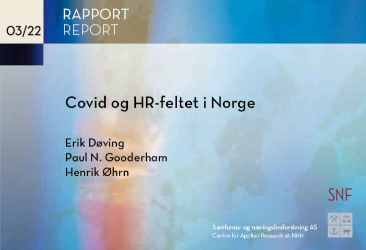 SNF HR Norge Cranet rapport august 2022 artikkel format