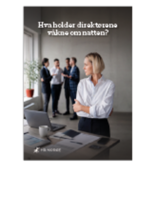 Hva holder direktørene vaakne om natten 2026 Forsidebilde rapport IKON