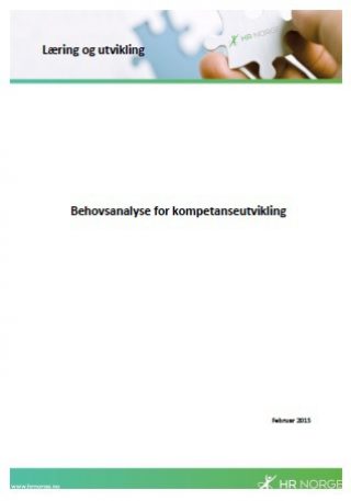 Temaark Behovsanalyse for kompetanseutvikling