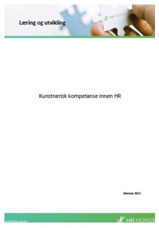 Temaark Kunstnerisk kompetanse innen HR