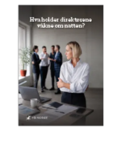 Hva holder direktørene våken om natten 2026