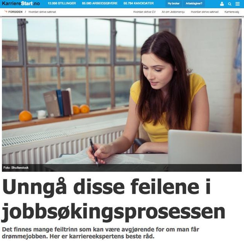 2015 12 10 Karrierestart Unngaa disse feilene i jobbsoekingsprosessen illustrasjon