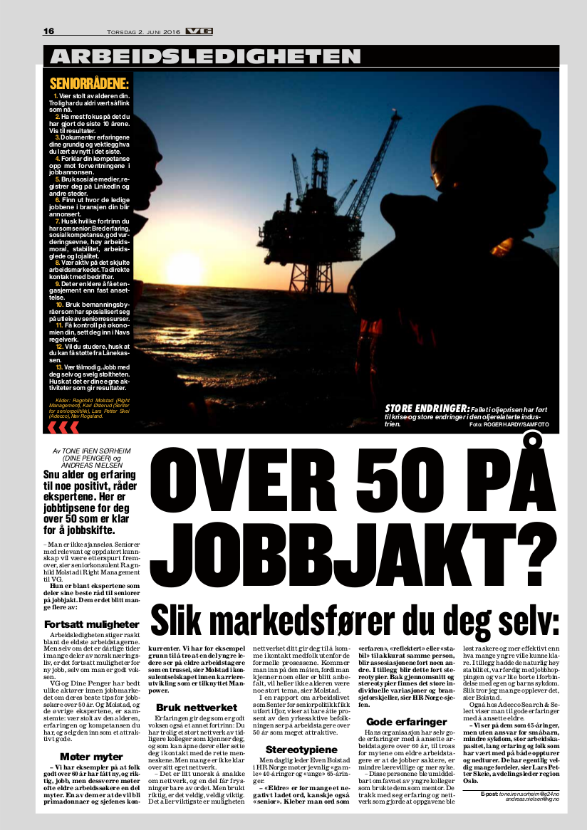 20160602 VG Over 50 på jobbjakt