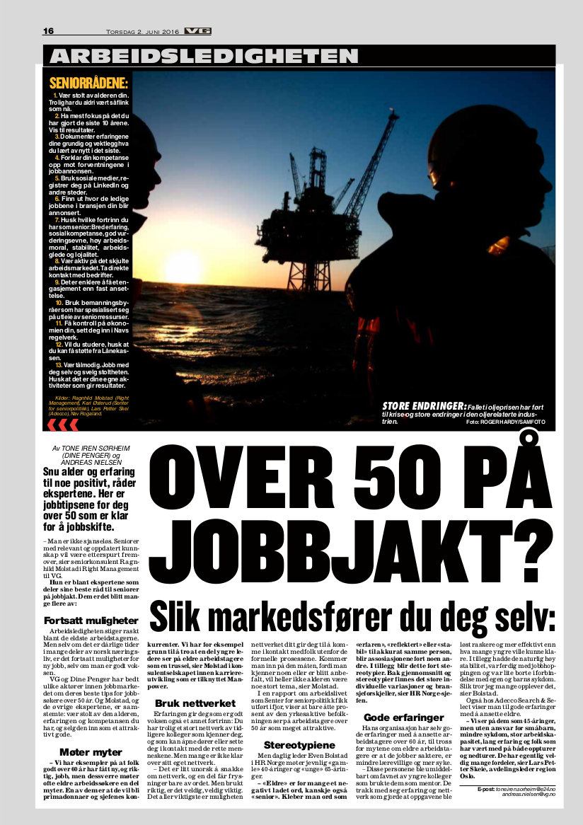 20160602 VG Over 50 på jobbjakt