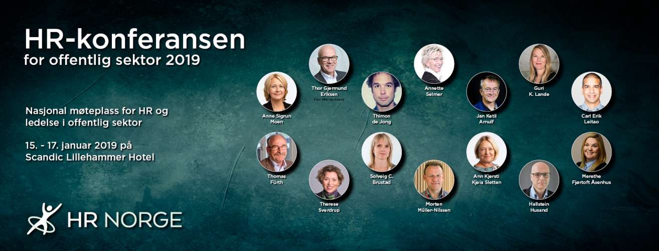 HR konferansen for offentlig sektor 2019 Landingssiden