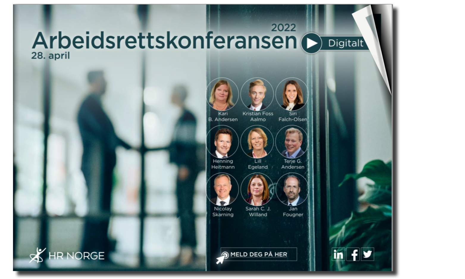 Forside program Arbeidsrettskonferansen 2022