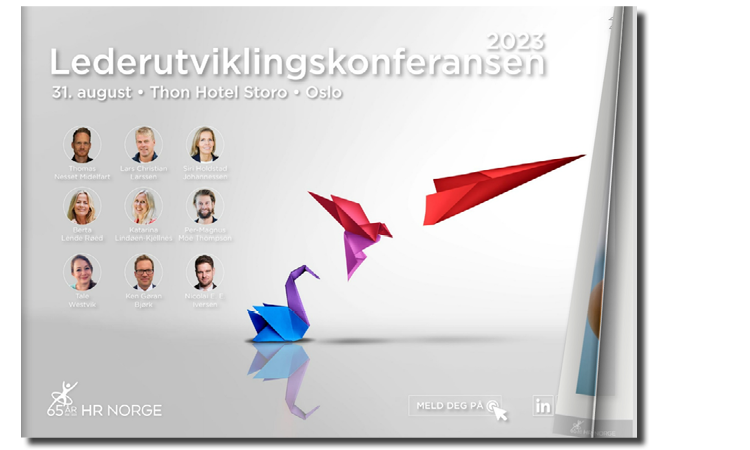 Forside program Lederutviklingskonferansen 2023