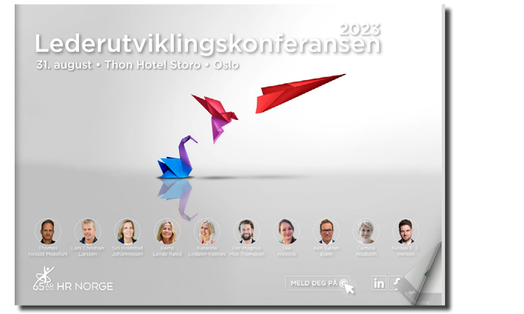Forside program Lederutviklingskonferansen 2023