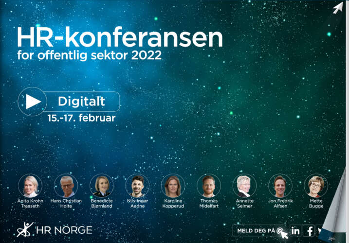 HR konferansen for offentlig sektor 2022 DIGITALT Forsidebilde