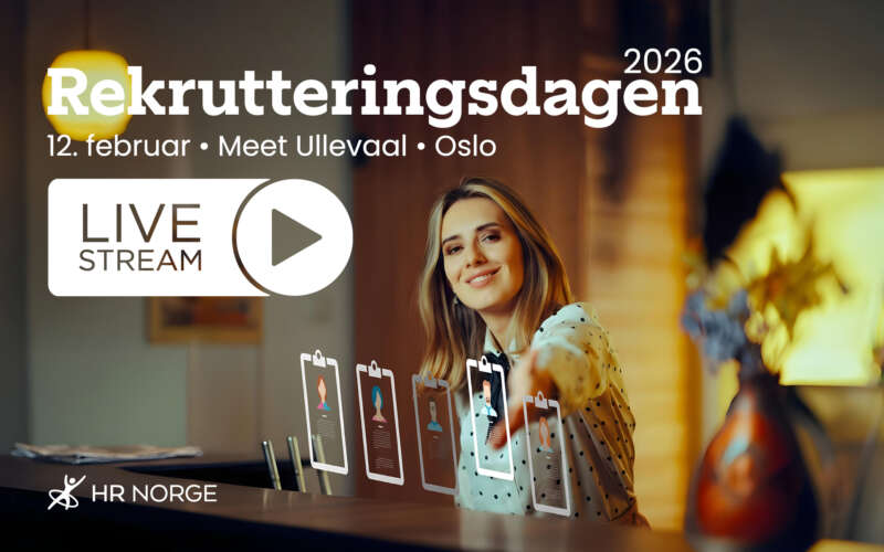 Rekrutteringsdagen 2026 live stream Landingssiden 1610 format