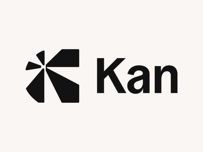 Kan logo hvit