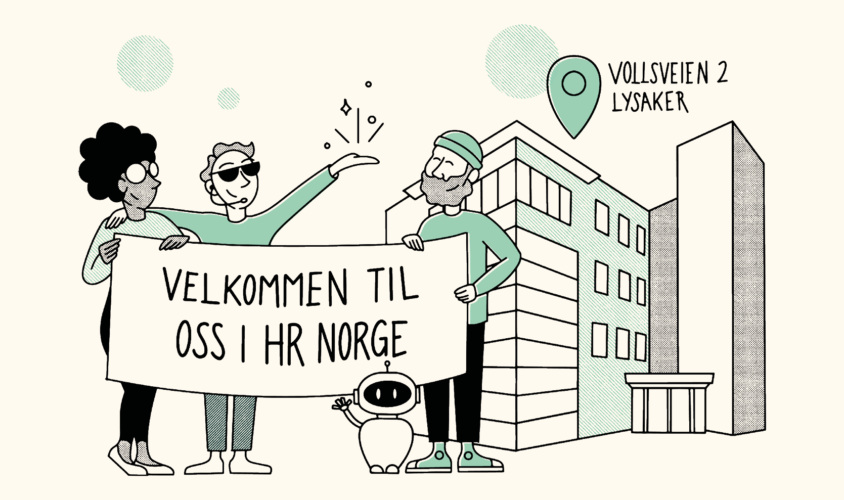 HR Norge har flyttet til Lysaker