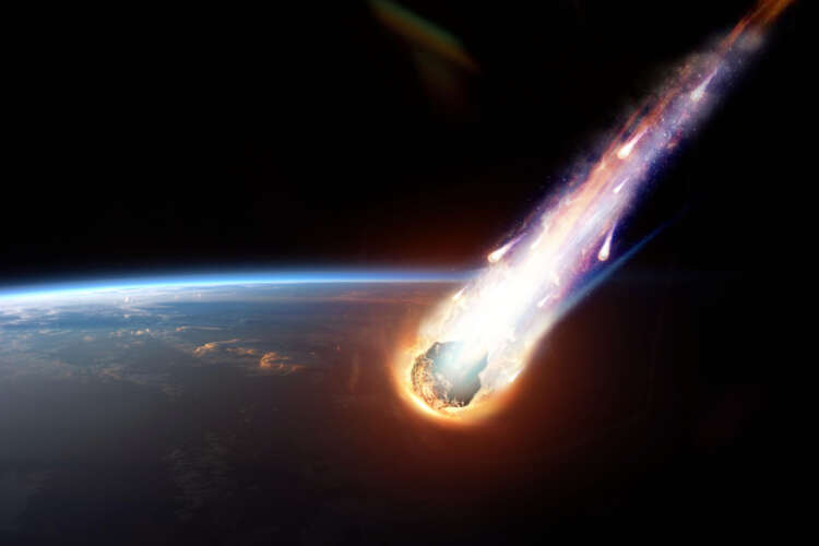Meteor mot jorden