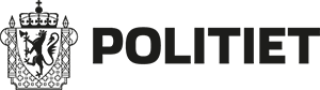 Politiet logo sort medium