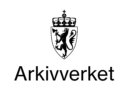 Arkivverket logo midtstilt svart