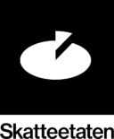 Skatteetaten logo primaer rgb svart